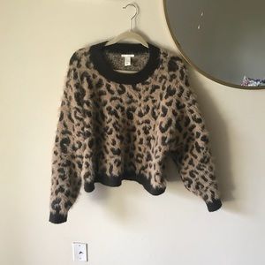 Cheetah Print Sweater